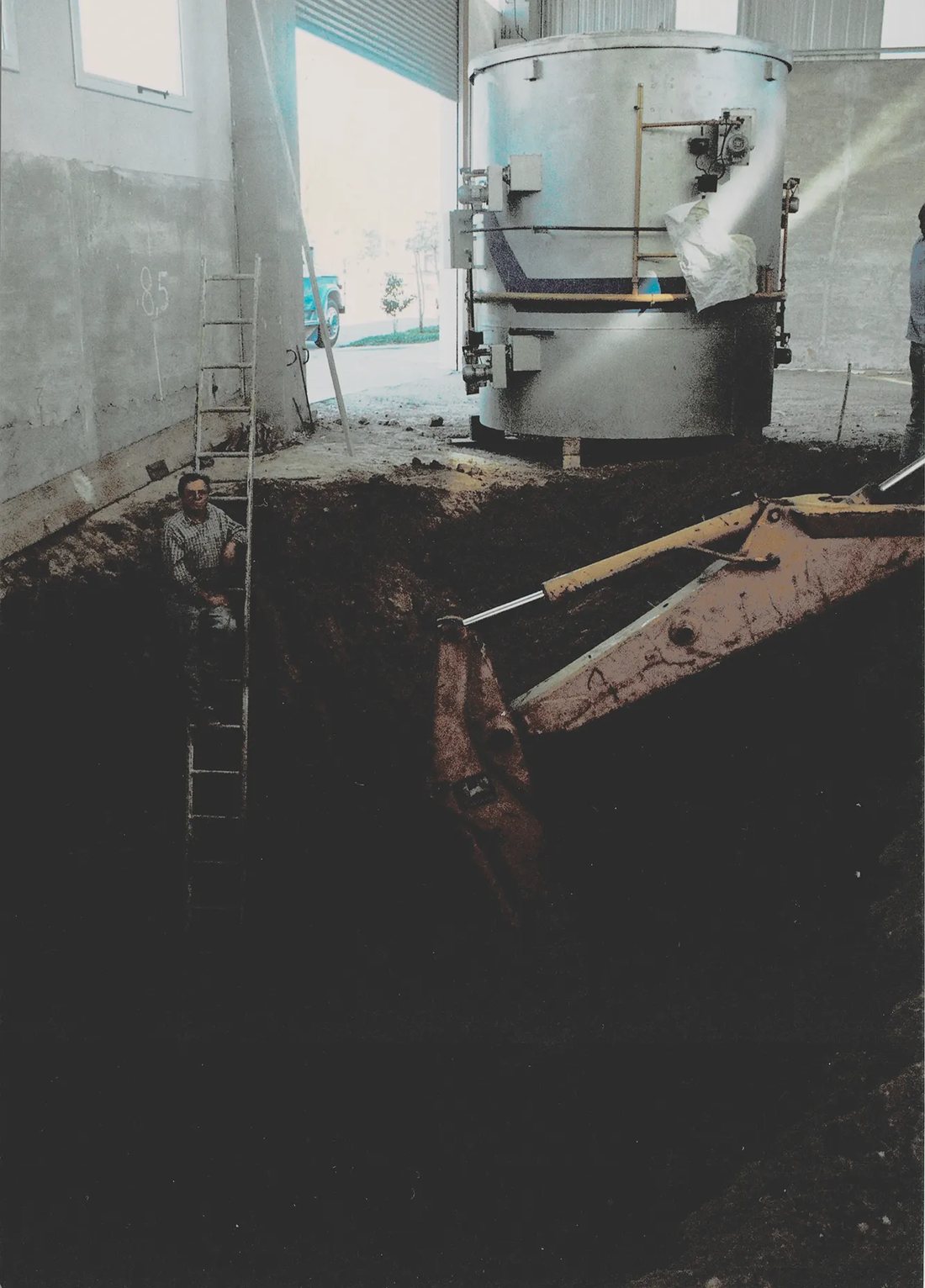 Obra de ampliación de la planta