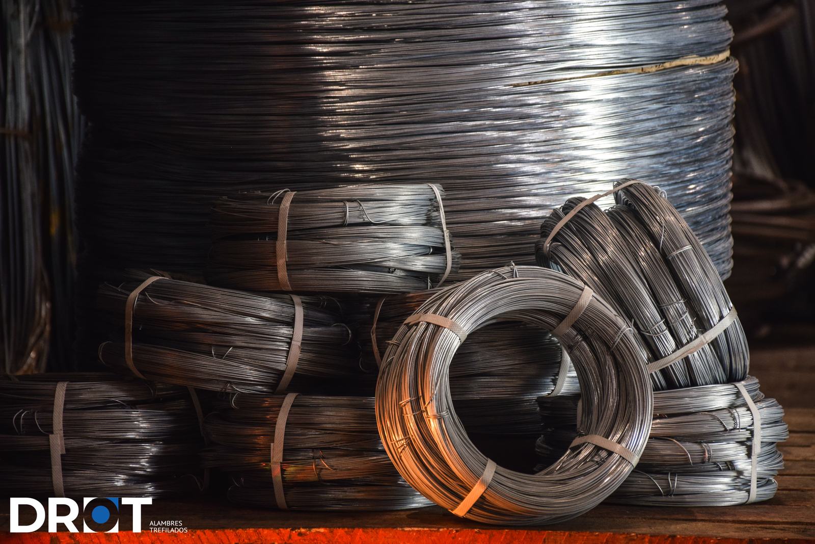 Rollos de alambre galvanizado
